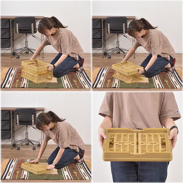Multipurpose Foldable Crate | Heavy-Duty Collapsible Storage Basket