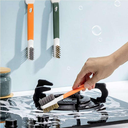 Kitchen Cleaning Brush Set | Multi-Purpose Scrub Brushes for Kitchen & Home