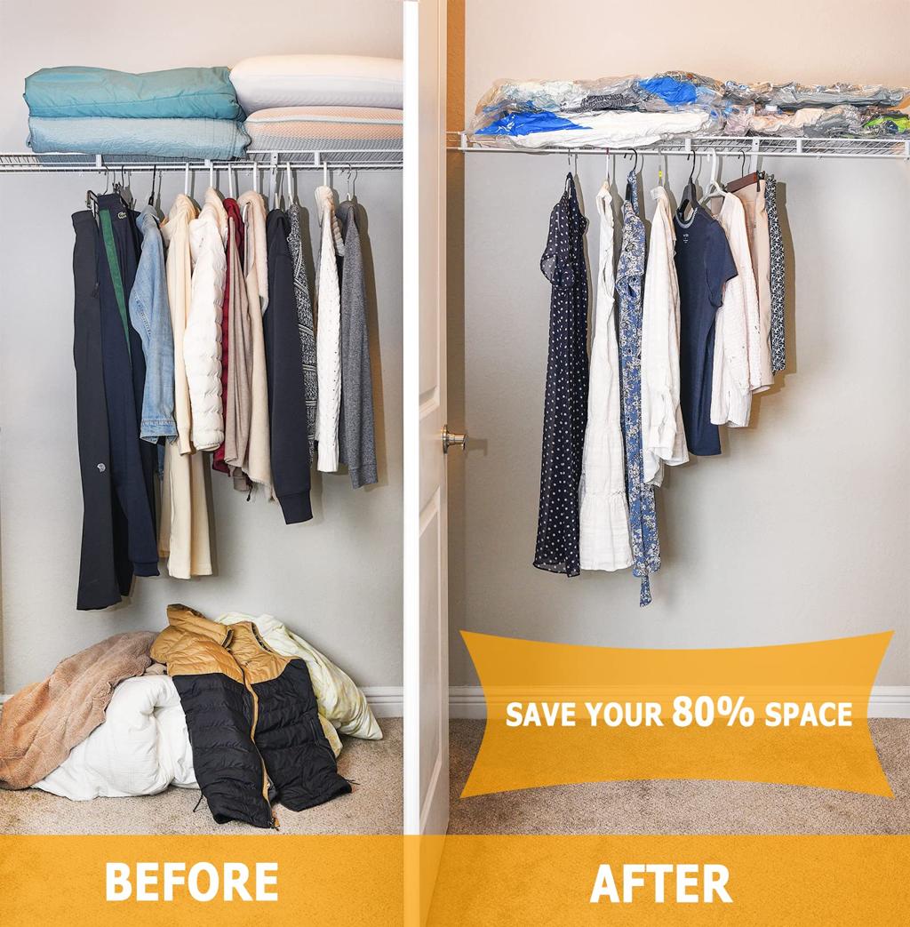 Vacuum Storage Bags | Space Saving Compression Bags for Clothes & Blankets
