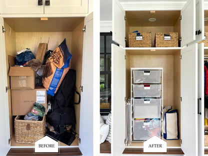 Storage Basket | Multi-Purpose Home Organizer with Handles