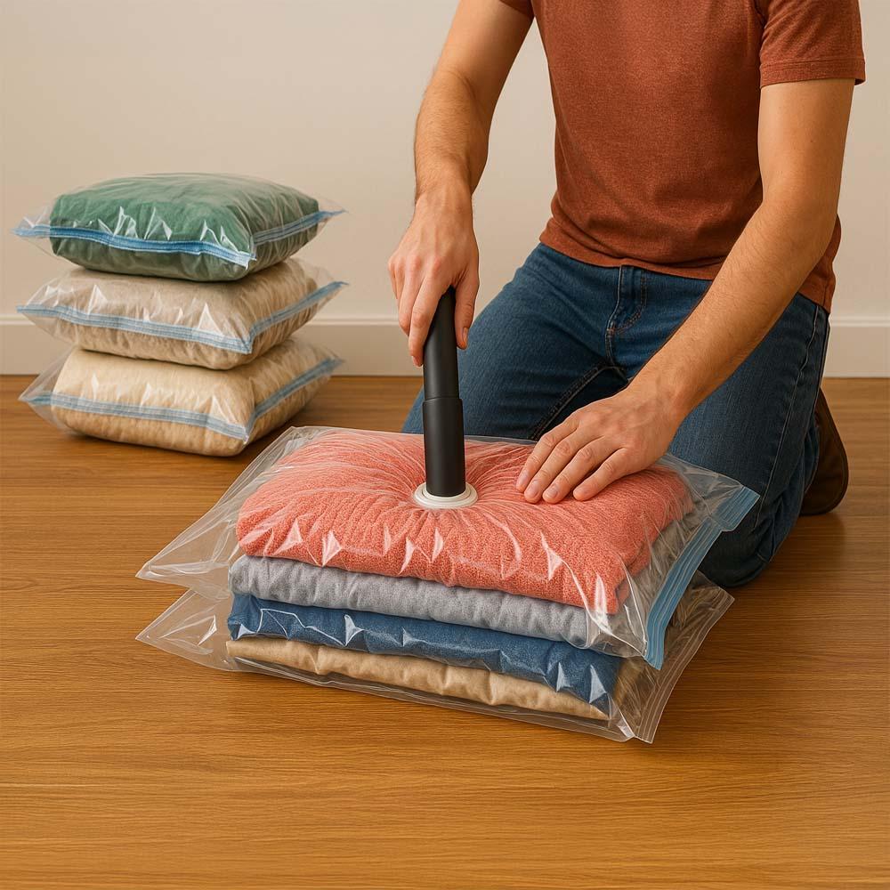 Vacuum Storage Bags | Space Saving Compression Bags for Clothes & Blankets
