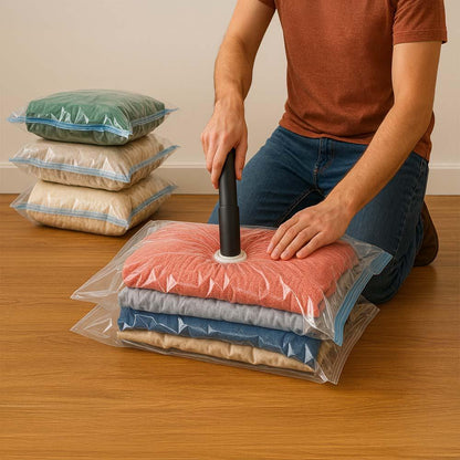Vacuum Storage Bags | Space Saving Compression Bags for Clothes & Blankets