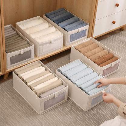 Wardrobe Clothes Organizer | Foldable Closet & Drawer Storage Organizer