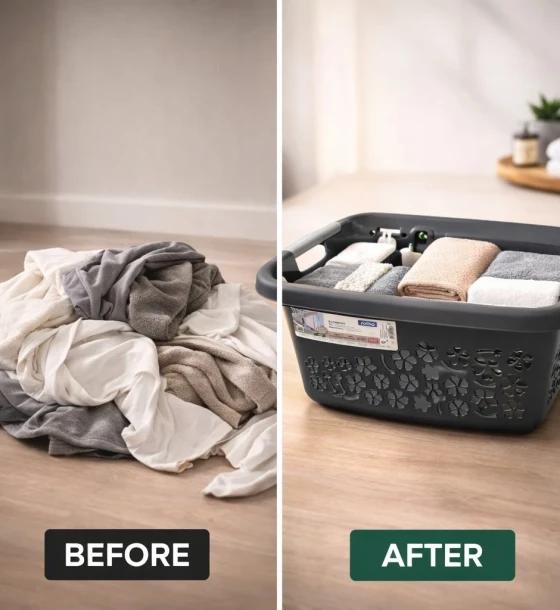 Foldable Laundry Basket | Large Capacity Collapsible Laundry Hamper