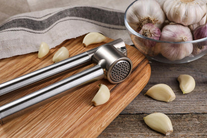 Garlic Press | Premium Stainless Steel Garlic Crusher & Mincer