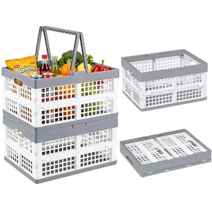 Multipurpose Foldable Crate | Heavy-Duty Collapsible Storage Basket