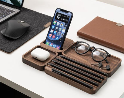 Desk Organizer | Multi-Compartment Desktop Storage for Office &amp; Home