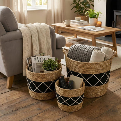 Storage Basket | Multi-Purpose Home Organizer with Handles