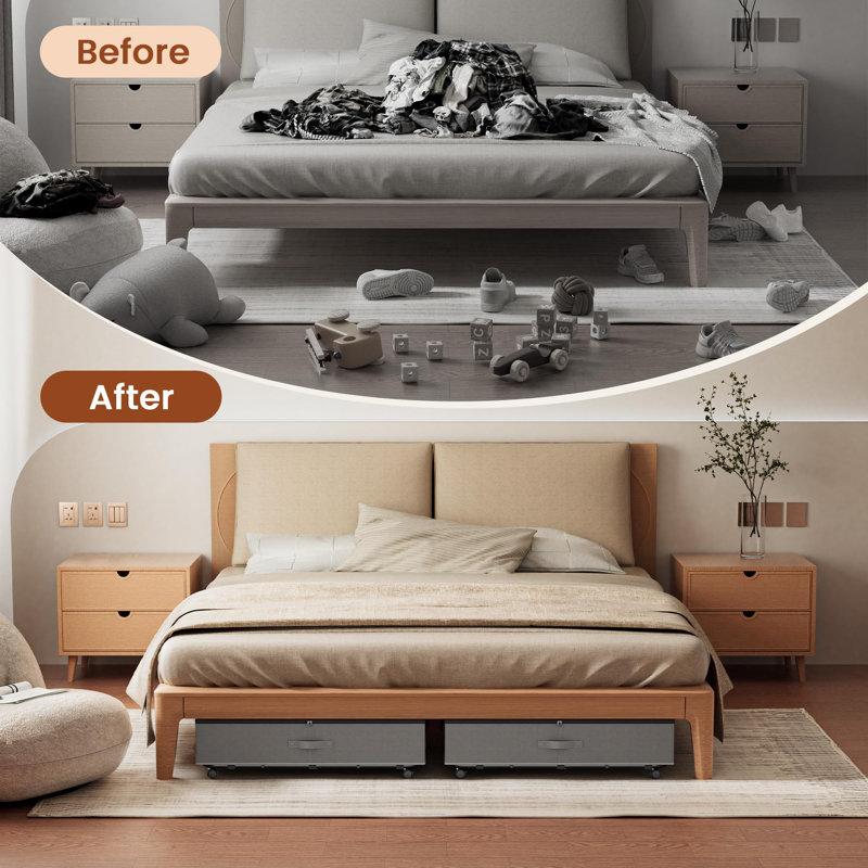 Under Bed Storage Organizer | Foldable Clothes & Blanket Storage Bag