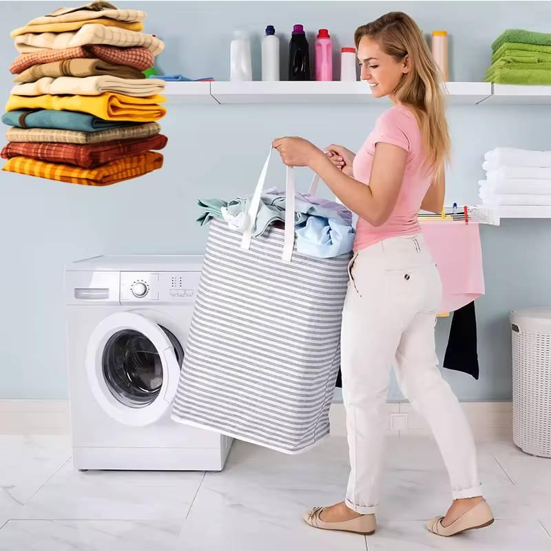 Foldable Laundry Basket | Large Capacity Collapsible Laundry Hamper