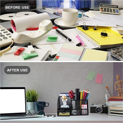 Desk Organizer | Multi-Compartment Desktop Storage for Office &amp; Home