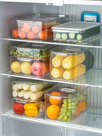 Fridge Storage Box | Stackable Refrigerator Organizer Bi