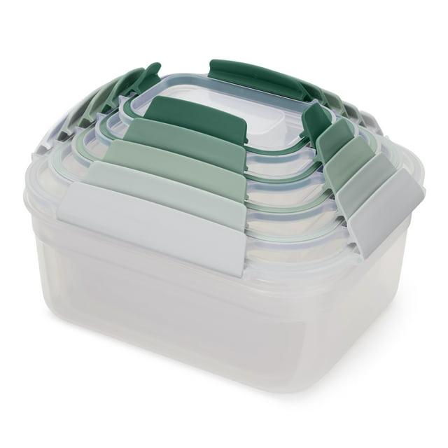 Nesting Food Storage Containers | BPA-Free Airtight Stackable Container Set