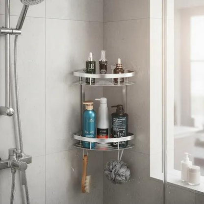 Bathroom Corner Shelf | No-Drill Waterproof Wall Mounted Shower Organizer