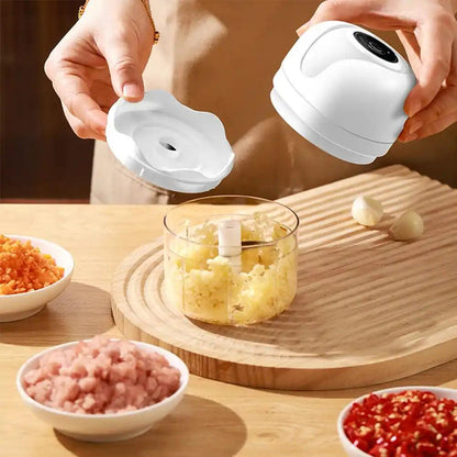 Electric Food Chopper | USB Rechargeable Mini Food Processor