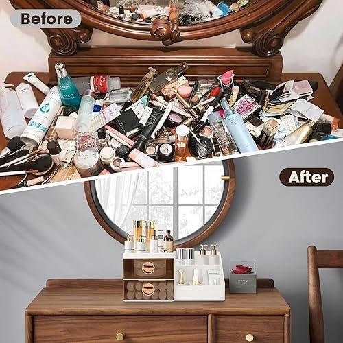 Cosmetic & Makeup Organizer with Drawers | Vanity Storage Box