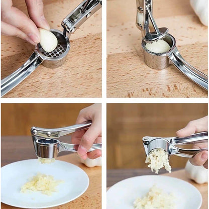Garlic Press | Premium Stainless Steel Garlic Crusher & Mincer