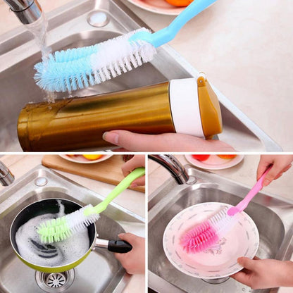 Kitchen Cleaning Brush Set | Multi-Purpose Scrub Brushes for Kitchen & Home