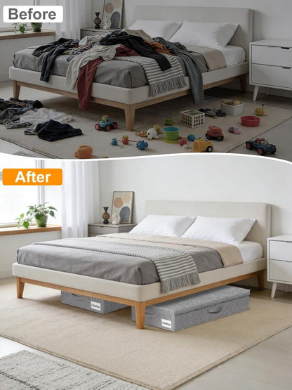 Under Bed Storage Organizer | Foldable Clothes & Blanket Storage Bag