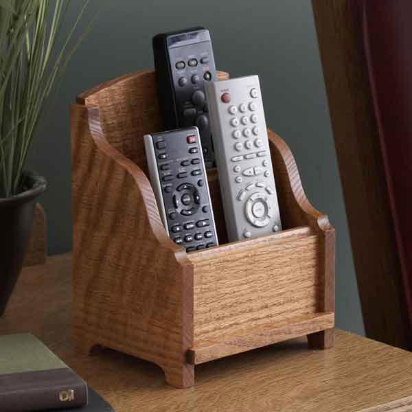 Remote Control Holder | Multi-Compartment Remote & Desktop Organizer