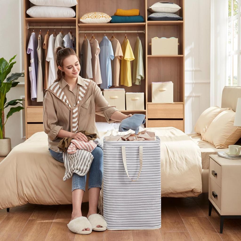 Foldable Laundry Basket | Large Capacity Collapsible Laundry Hamper
