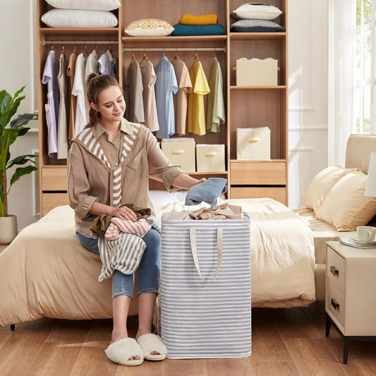 Foldable Laundry Basket | Large Capacity Collapsible Laundry Hamper