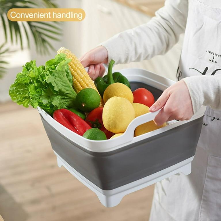 Foldable Vegetable Basket | Collapsible Fruit and Vegetable Washing Basket