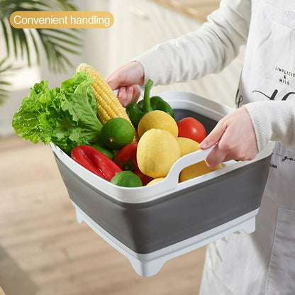 Foldable Vegetable Basket | Collapsible Fruit and Vegetable Washing Basket