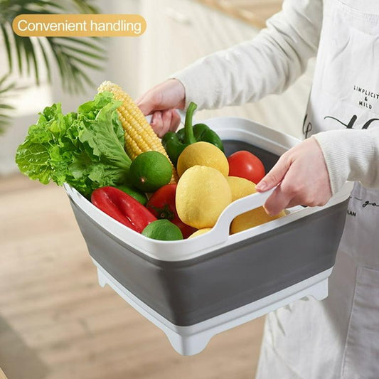 Foldable Vegetable Basket | Collapsible Fruit and Vegetable Washing Basket