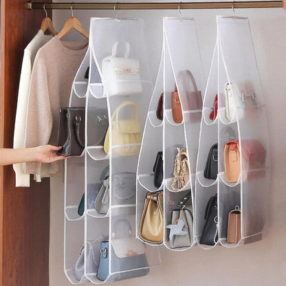 Hanging Closet Organizer | Foldable Multi-Shelf Wardrobe Storage Organizer