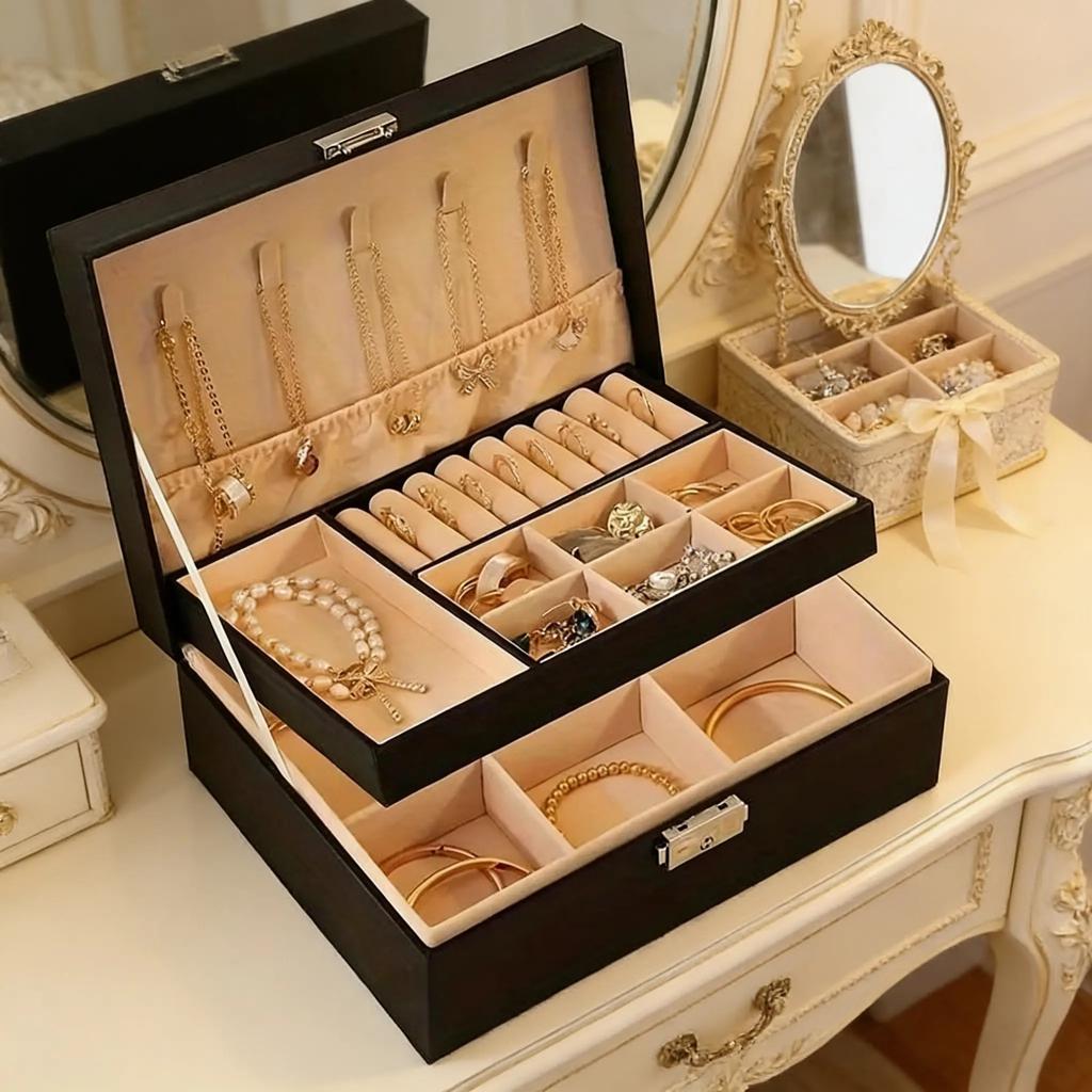 Jewellery Organizer Box | Multi-Compartment Jewellery Storage Case
