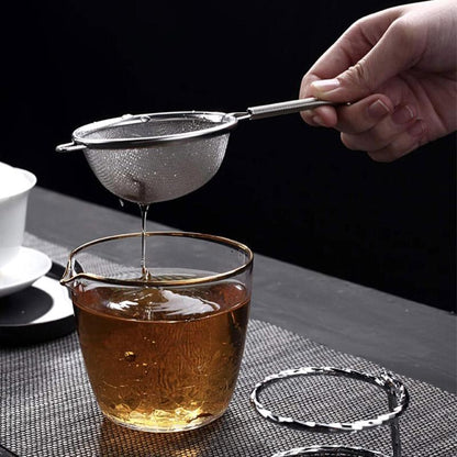 Stainless Steel Tea Strainer | Fine Mesh Tea Filter for Loose Leaf Tea