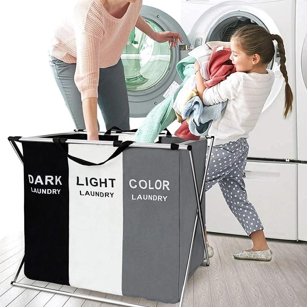 Foldable Laundry Basket | Large Capacity Collapsible Laundry Hamper