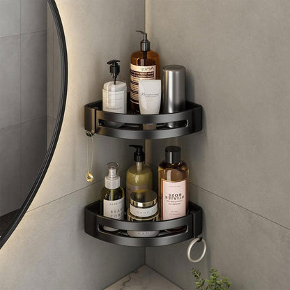 Bathroom Corner Shelf | No-Drill Waterproof Wall Mounted Shower Organizer